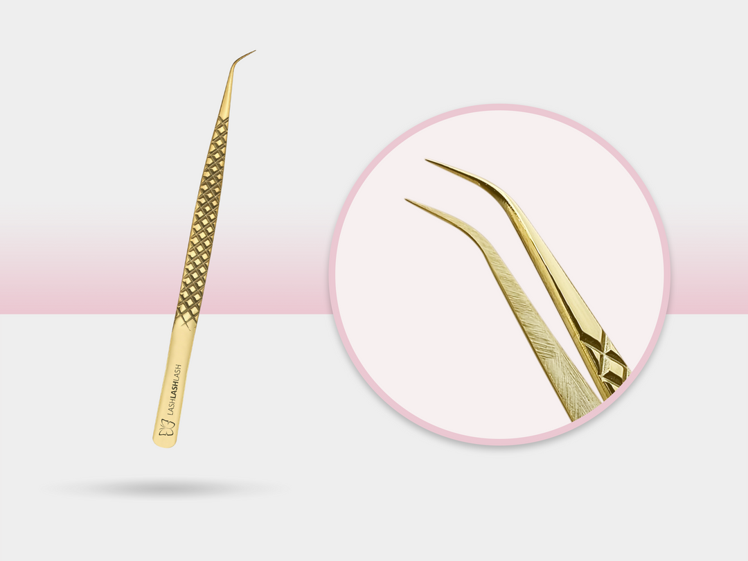 Lash Tweezer L2 Gold