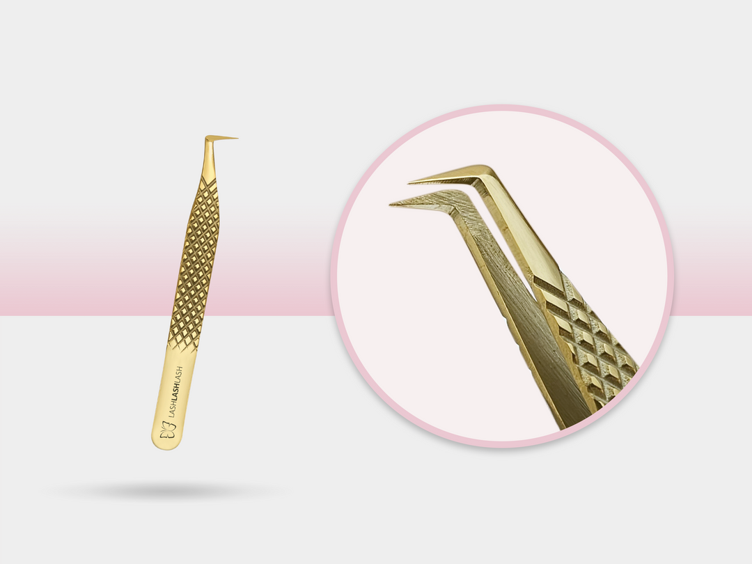 Lash Tweezer L4 Gold