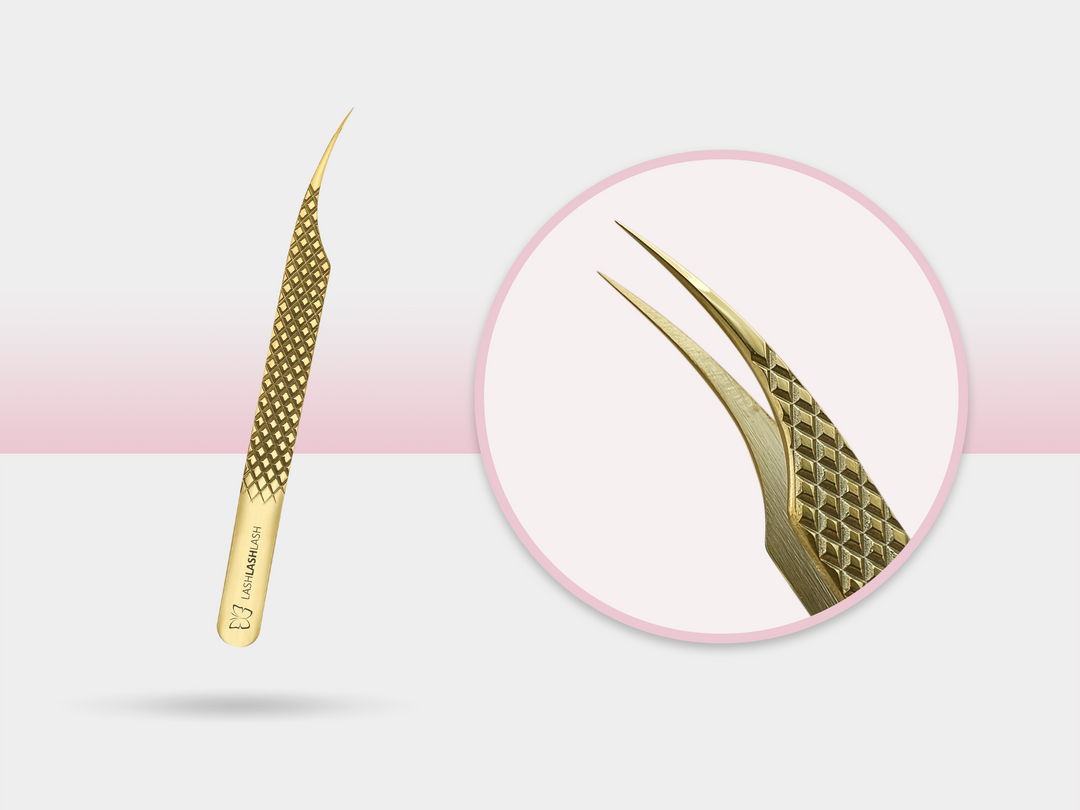 Lash Tweezer L5 Gold