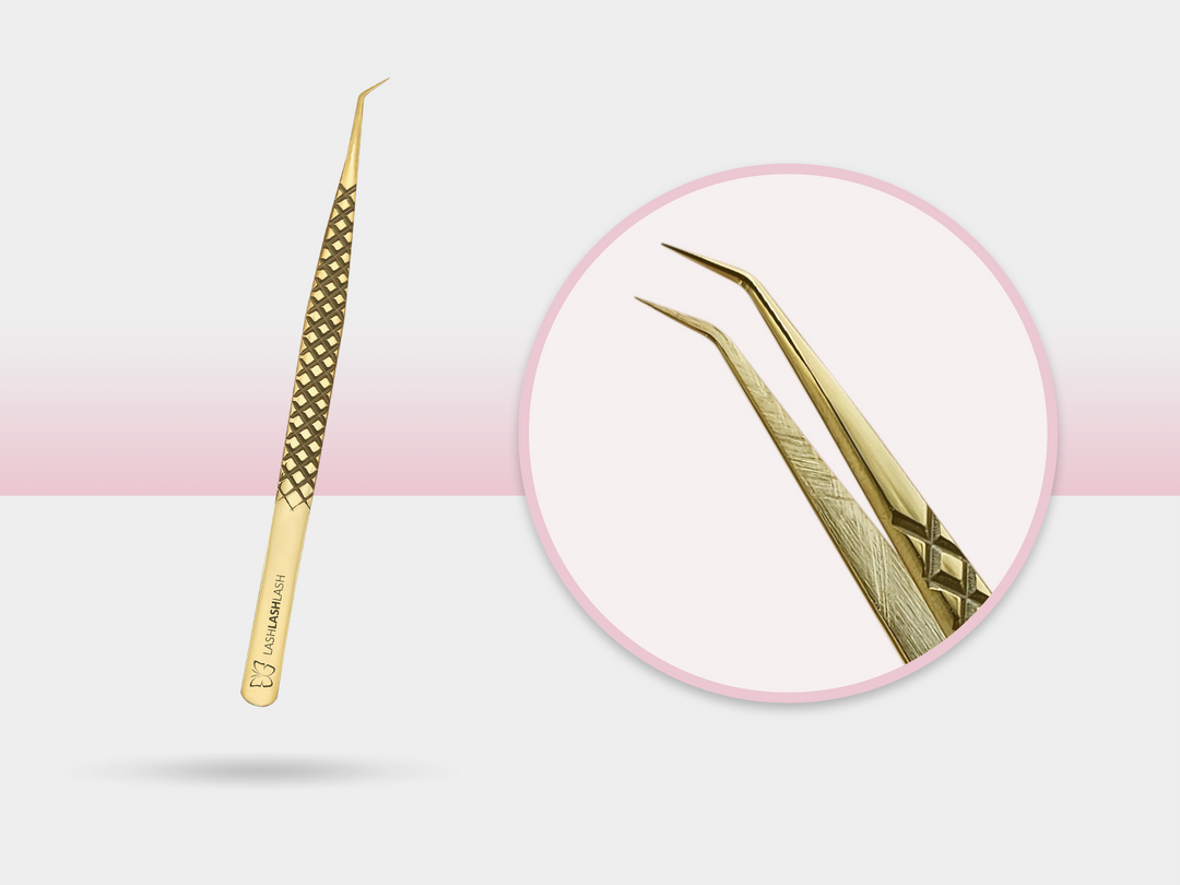 Lash Tweezer L6 Gold