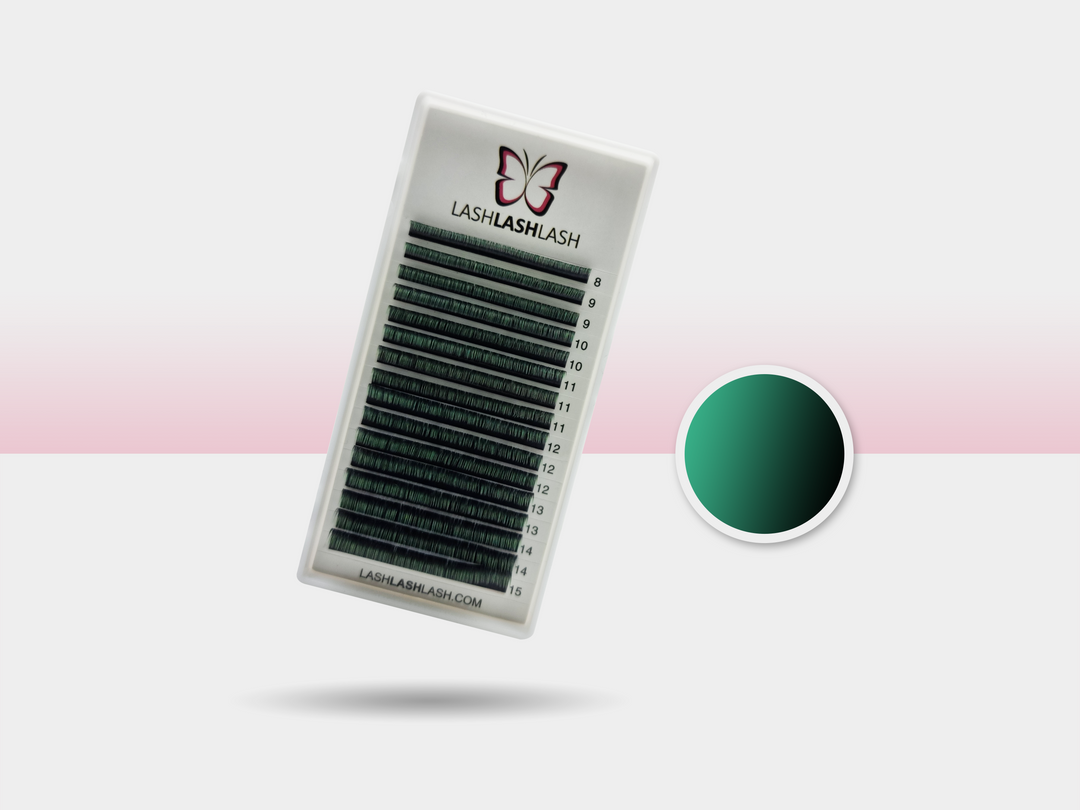 Volume Lash Tray Ombre Green (0.07)